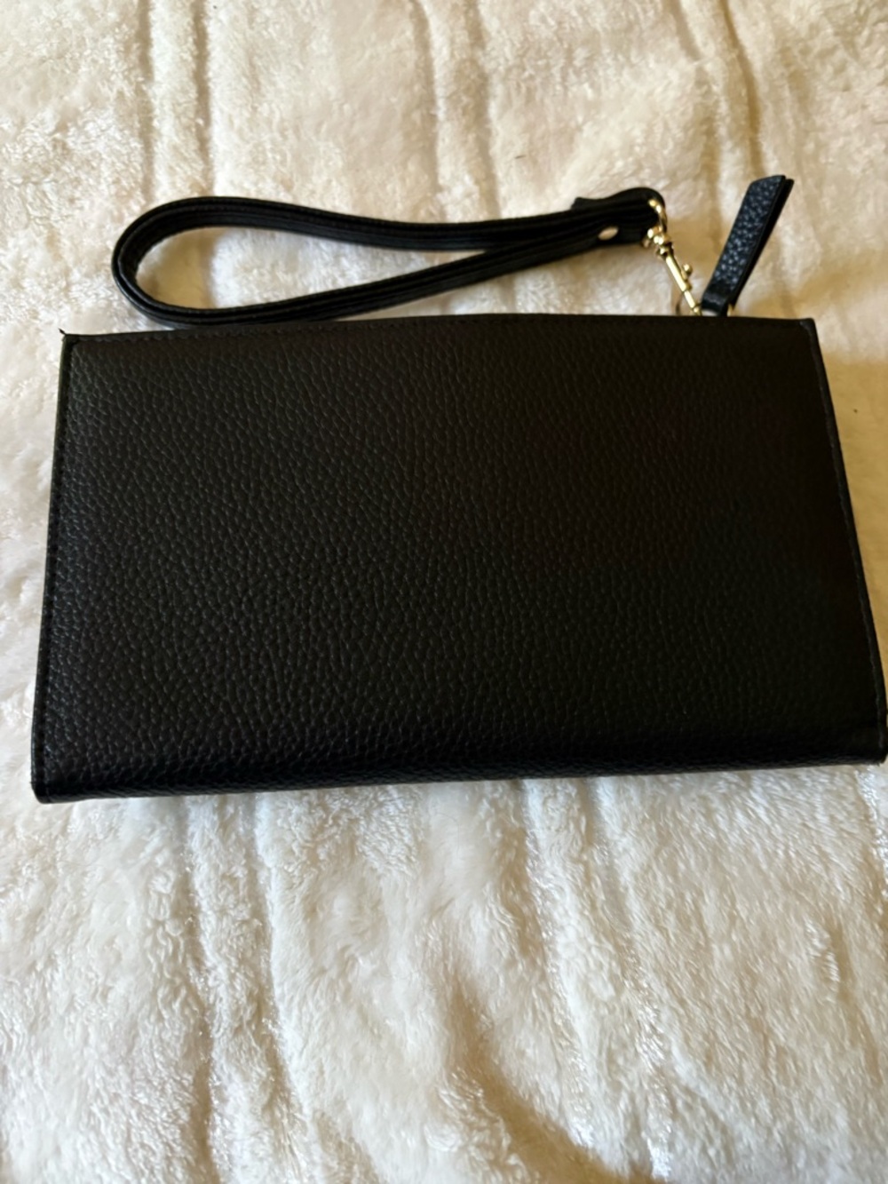 Nanette Lepore Black and Brown Pebbled Leather Wallets - Picture 6 of 7